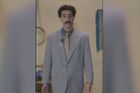 "Dobrý den, jak se máš?" Borat zase mluví česky a láká na nový skandál
