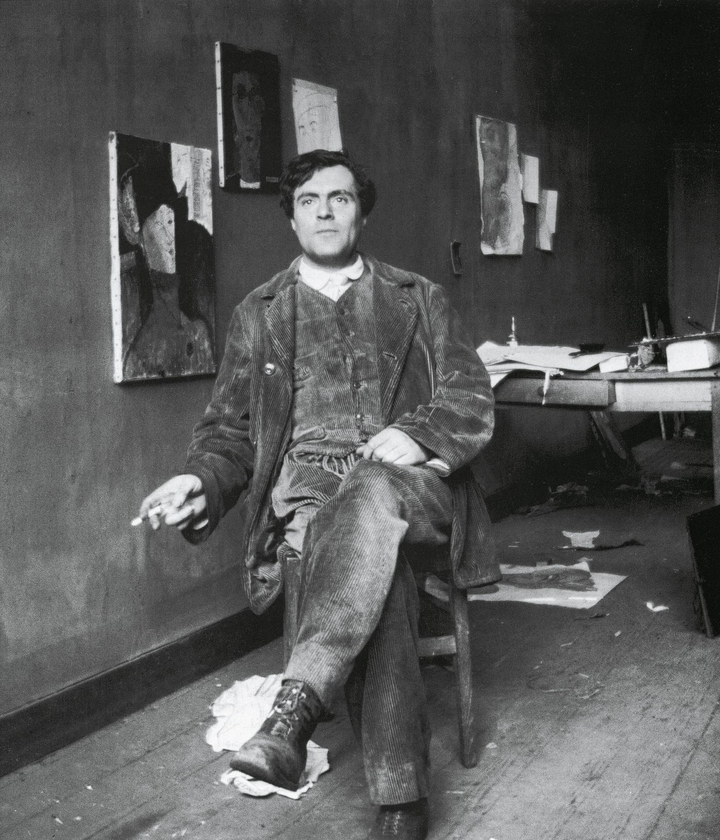 Paul Guillaume: Modigliani ve svém studiu