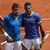 Stan Wawrinka a Rafael Nadal ve finále French Open 2017