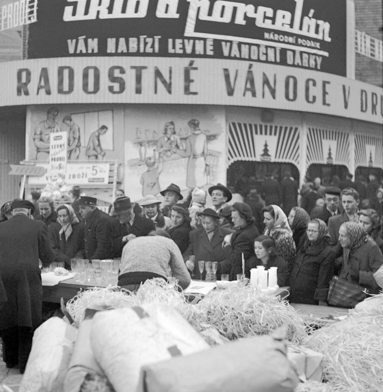 Československo, zima, sníh, historie, Domácí, vánoce