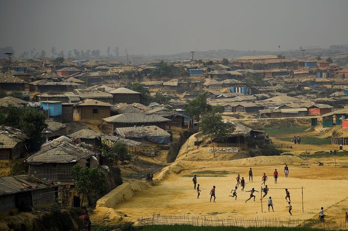 Rohingové v Bangladéši. Červen 2018.