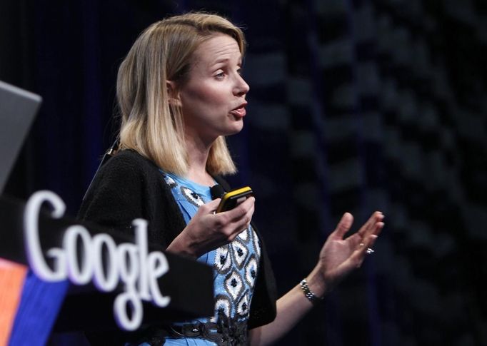 Marissa Mayerová ještě v barvách Google. Nyní se stane generální ředitelkou Yahoo.