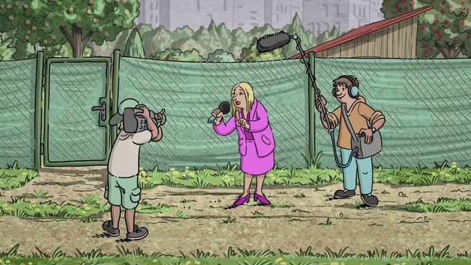 Snímek z Boba a Bobka ve filmu.