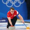 Tomáš Paul v zápase se Švýcarskem na olympiádě v Pekingu 2022