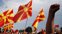 Protesty proti vládě ve Skopje