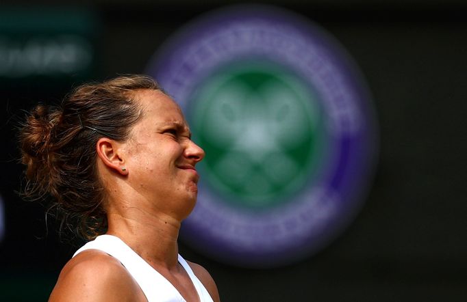 Barbora Strýcová v semifinále Wimbledonu 2019