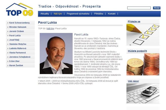 Pavol Lukša je od listopadu 2008 až dosud je opět starostou obce Čeladná.