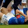 Zraněný Riccardo Montolivo během přátelského utkání