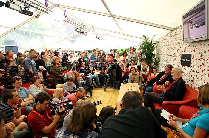 Christopher Lee v Karlových Varech