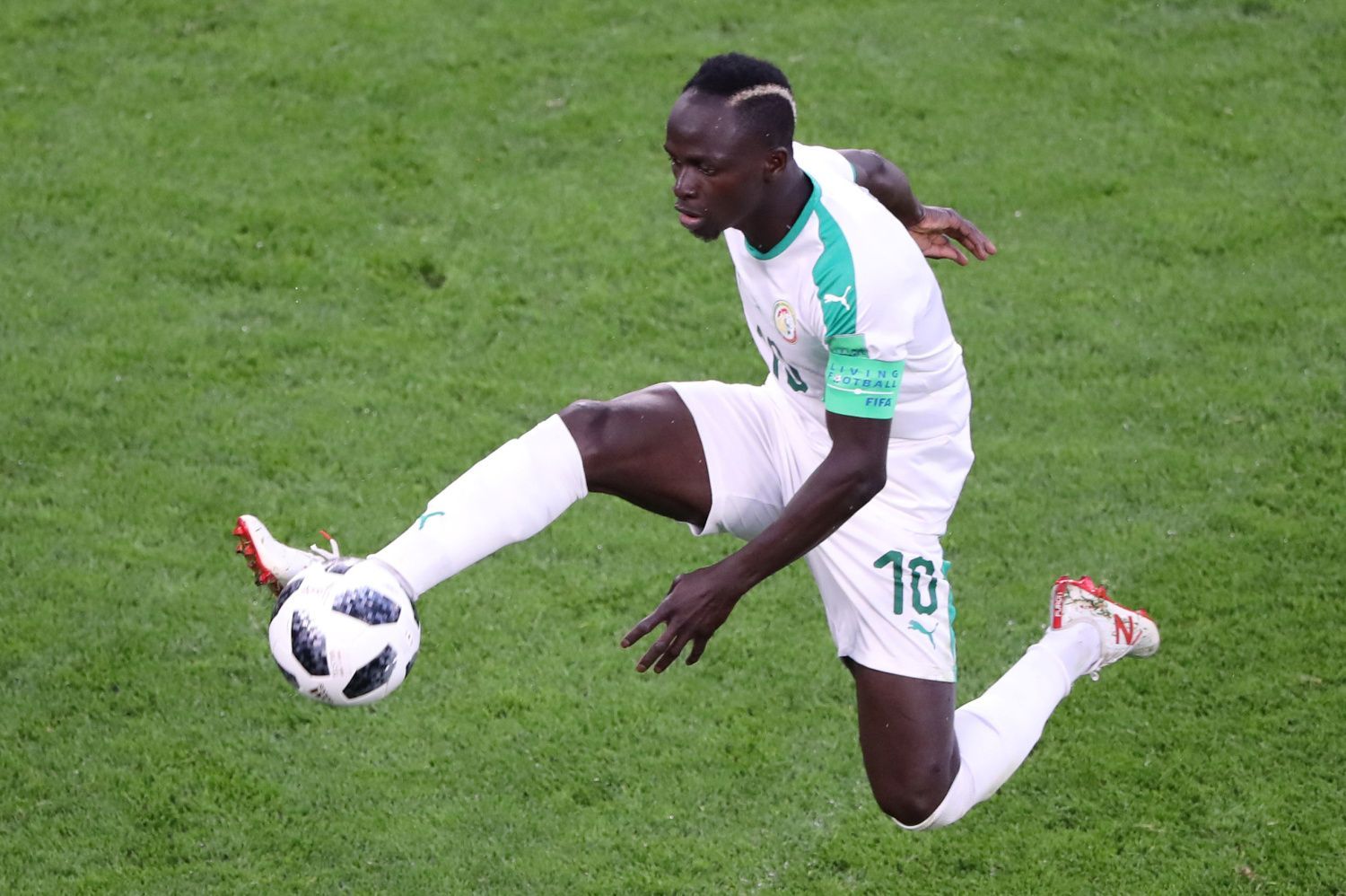 Sadio Mane v zápase Japonsko - Senegal na MS 2018