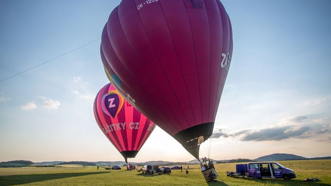 Obrazem: Pohled na Česko z balónu, který je vysoký jako dvanáctipatrový dům