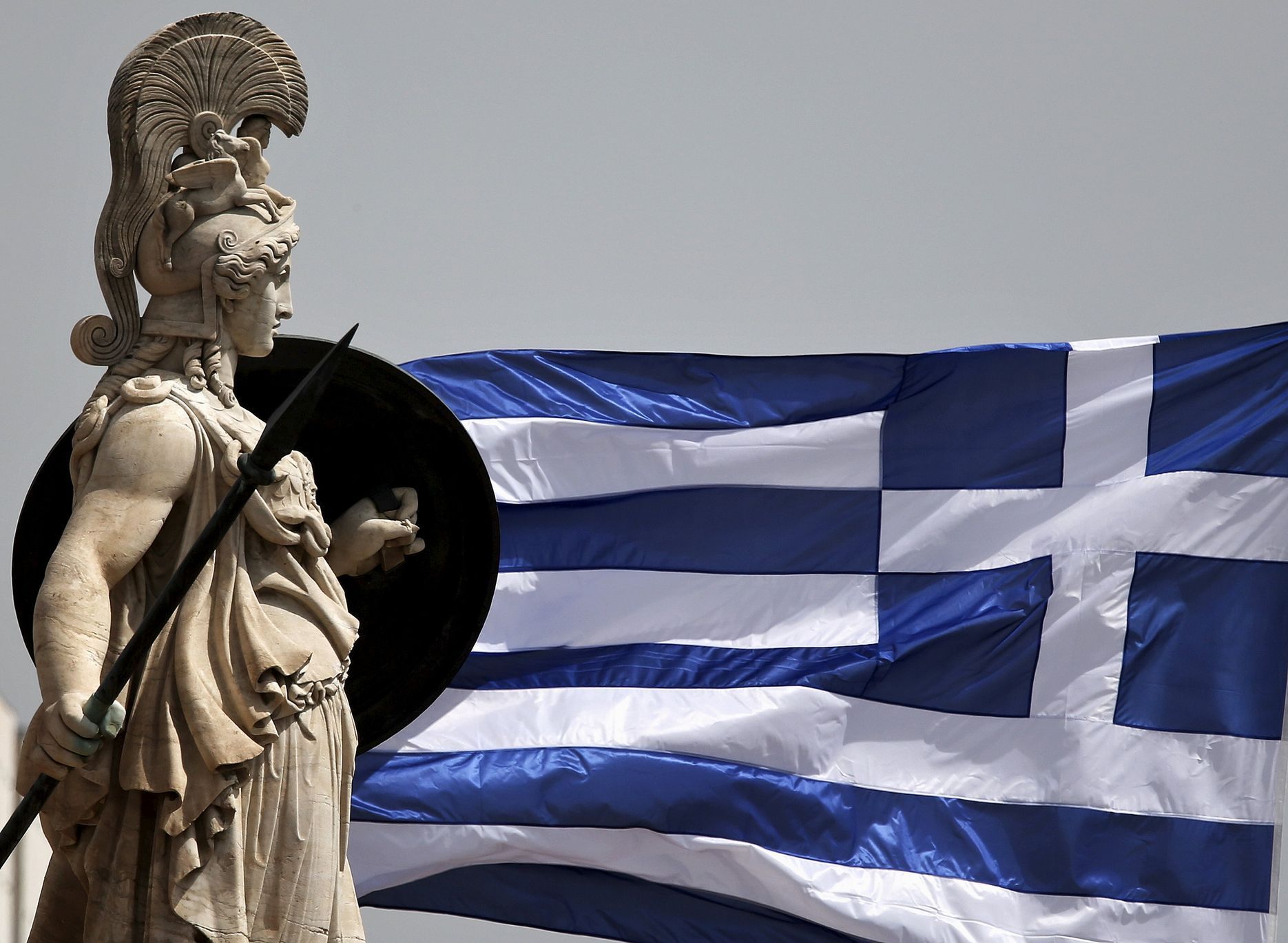 Řecko, vlajka, ilustrační