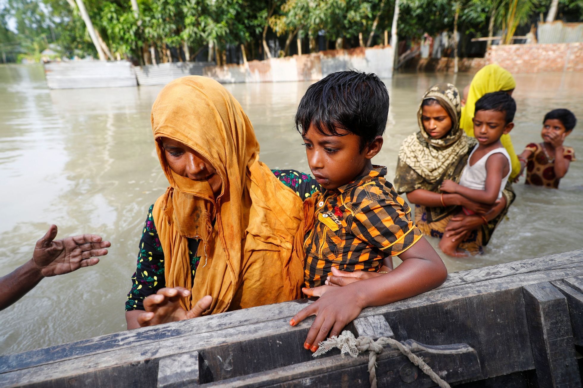 povodně záplavy bangladéš