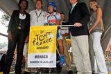Monacký princ Albert odstartoval Tour de France.