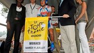 Monacký princ Albert odstartoval Tour de France.