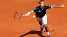 Radek Štěpánek při zápase 2. kola French Open s Tomášem Berdychem.