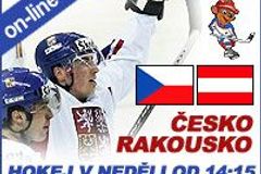 Hokej: Česko - Rakousko