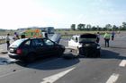 Hromadná nehoda na dvě hodiny uzavřela část dálnice D1 nedaleko Říčan