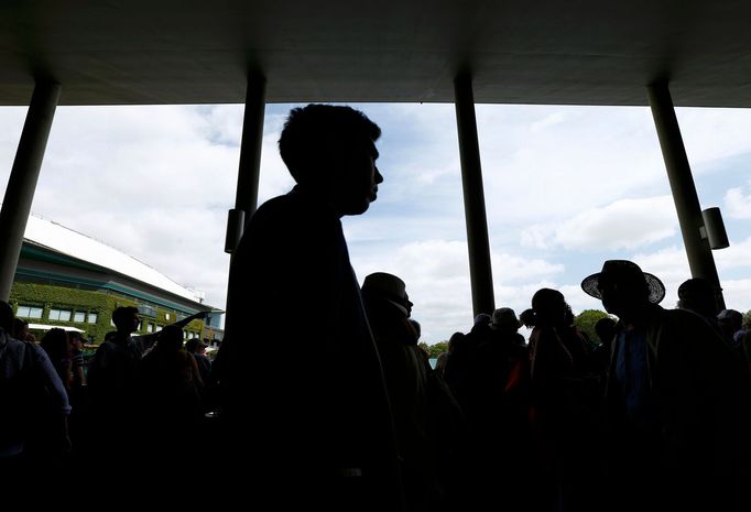 Tenis, Wimbeldon 2013: fanoušek