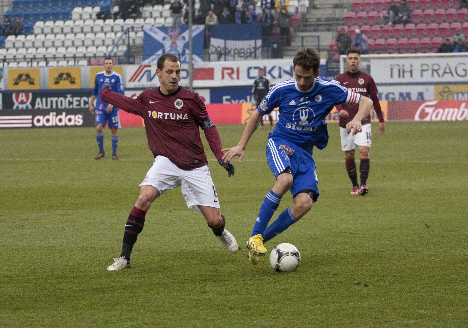 Fotbal, Gambrinus liga, Olomouc - Sparta: Marek Matějovský (8)