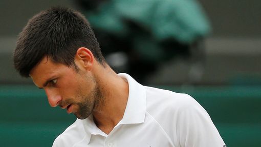 Novak Djokovič v osmifinále Wimbledonu 2017