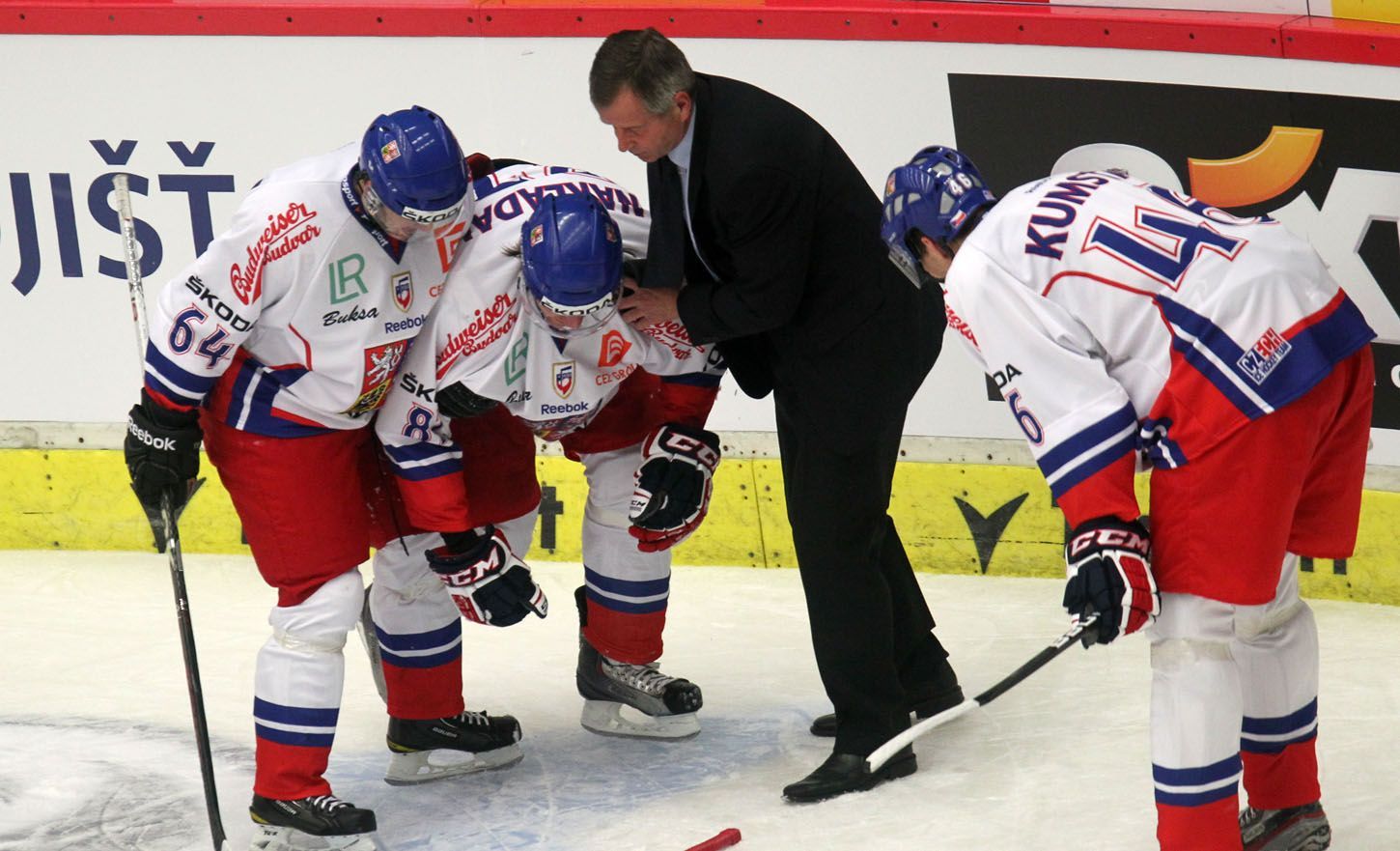 Česko - Německo (zraněný Nakládal)