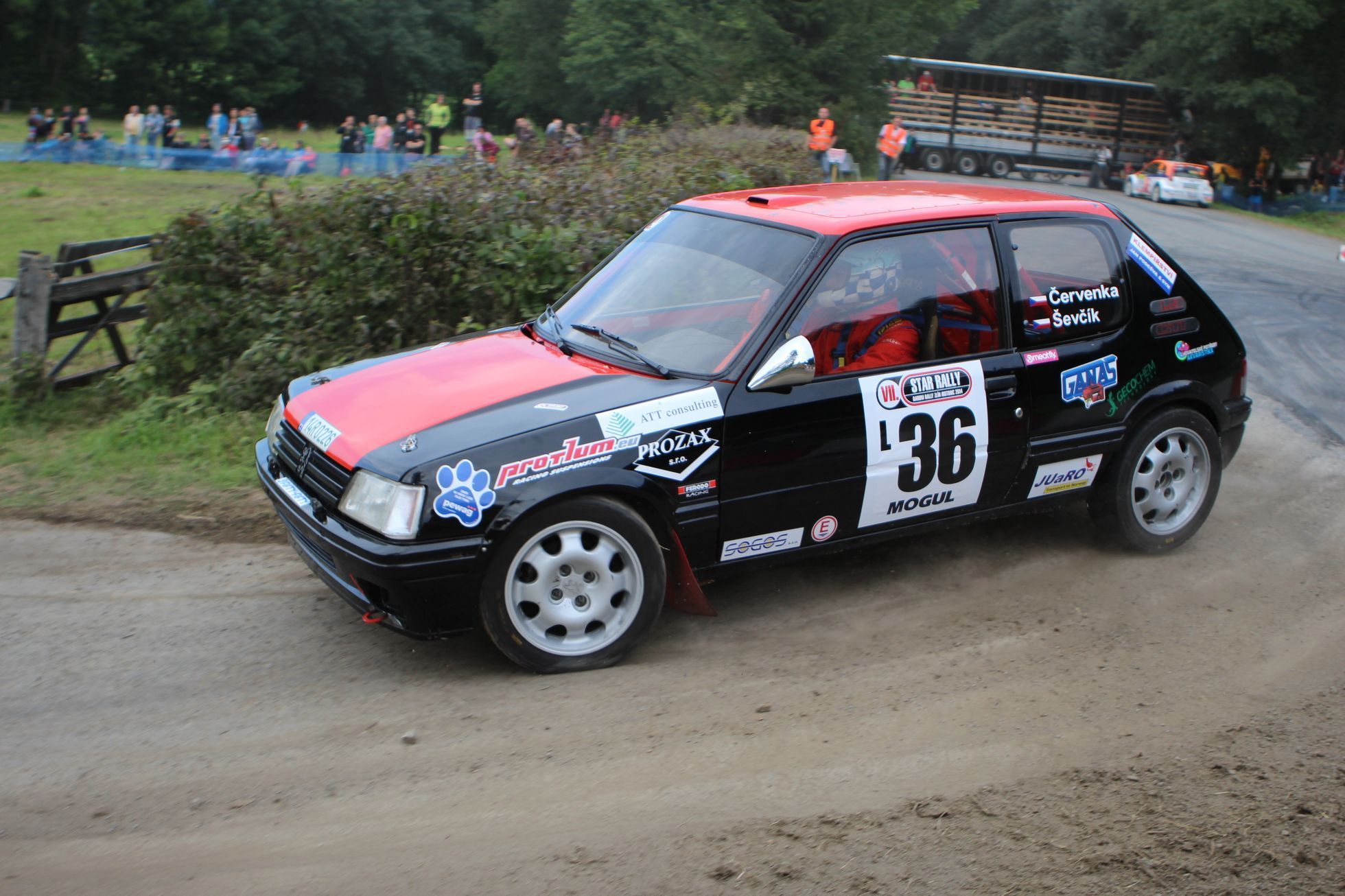 Historické vozy na Barum Rally 2014
