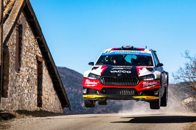 Erik Cais, Škoda na trati Rallye Monte Carlo 2023