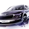 Škoda Kodiaq facelift skica 2021