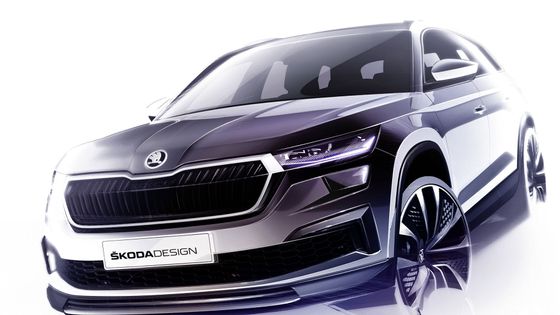 Škodovácké SUV projde úpravou. Omlazený Kodiaq má vylepšenou příď se světlomety