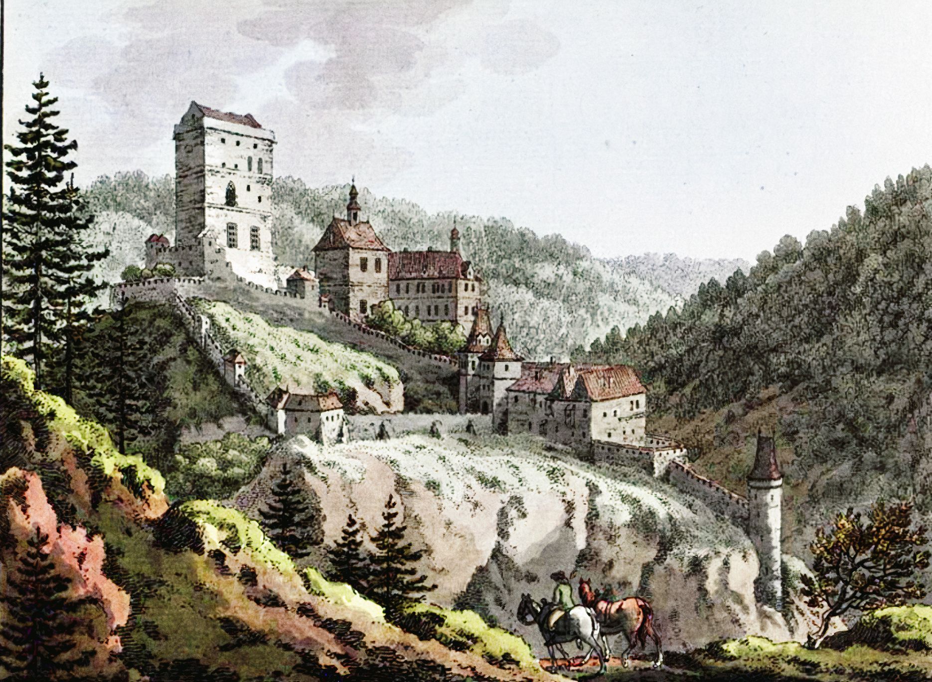 Fotogalerie / Karlštejn / Karlštejnu je už 665 let. Nejznámější hrad v Česku slaví výročí svého otevření.