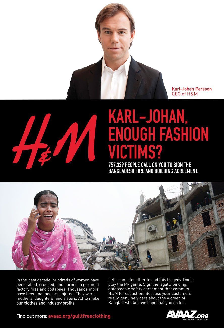 Kampaň Avaazu proti H&M