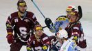 Hokej, extraliga, Sparta - Kometa Brno: Peter Jánský (86) - Leoš Čermák