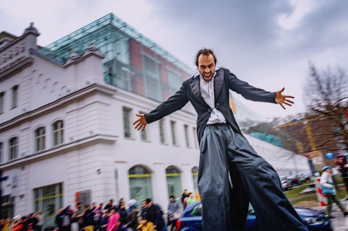 Karlínský masopust objektivem fotografa Richarda Horáka