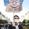 Demonstrace Milion chvilek Václavské náměstí 20. 5. 2021 za odstoupení Marie Benešové