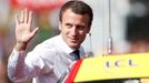 Tour de France 2017, 17. etapa: Emmanuel Macron