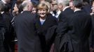 Germany's Chancellor Angela Merkel (C) attends the inaugural mass of Pope Francis at the Vatican, March 19, 2013. Pope Francis celebrates his inaugural mass on Tuesday among political and religious leaders from around the world and amid a wave of hope for a renewal of the scandal-plagued Roman Catholic Church. REUTERS/Alessandro Bianchi (VATICAN - Tags: RELIGION POLITICS ROYALS ENTERTAINMENT) Published: Bře. 19, 2013, 10:46 dop.