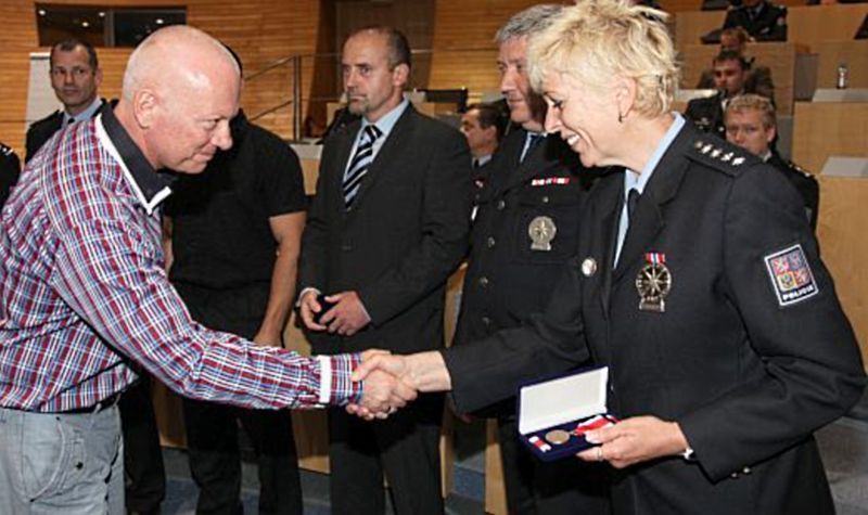 Pavel Kouda - vyznamenávání policistů