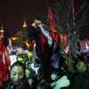 Turecko - protesty - zatčení starosty Istanbulu