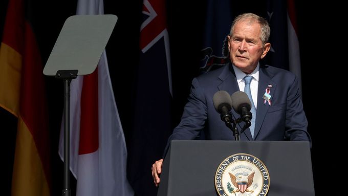 Bush si v projevu spletl Ukrajinu s Irákem