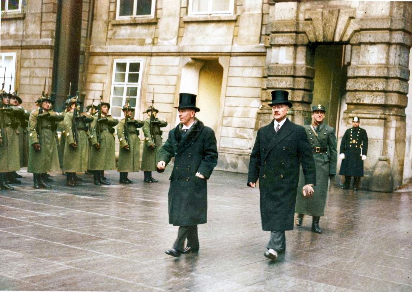 Edvard Beneš, prezident, obarvené fotografie, historie, Československo, Domácí
