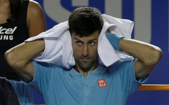 Novak Djokovič v utkání s Kyrgiosem