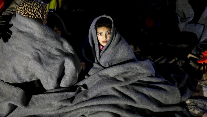 Uprchlíci na Lesbu (ilustrační foto).