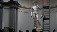 David, Michelangelo, čištění, 2024