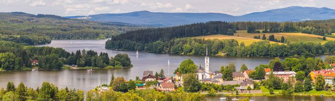 Frymburk, Lipno. Ilustrační snímek.