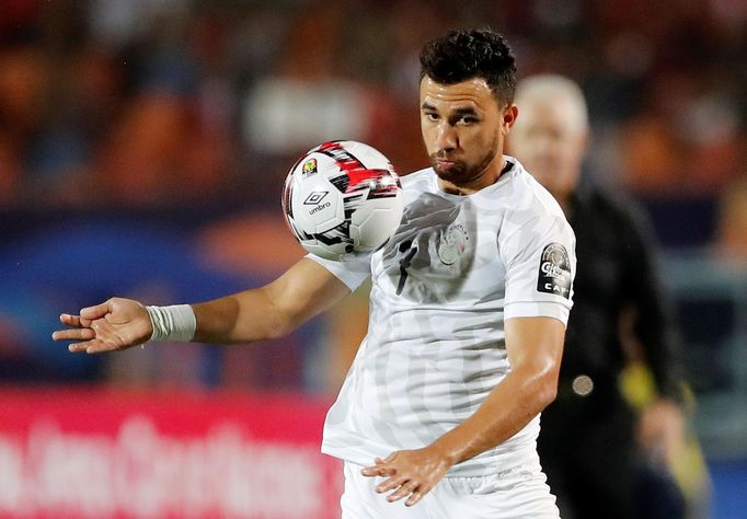 Soccer Football - Africa Cup of Nations 2019 - Group A - Uganda v Egypt - Cairo International Stadium, Cairo, Egypt - June 30, 2019  Egypt's Trezeguet in action        RE