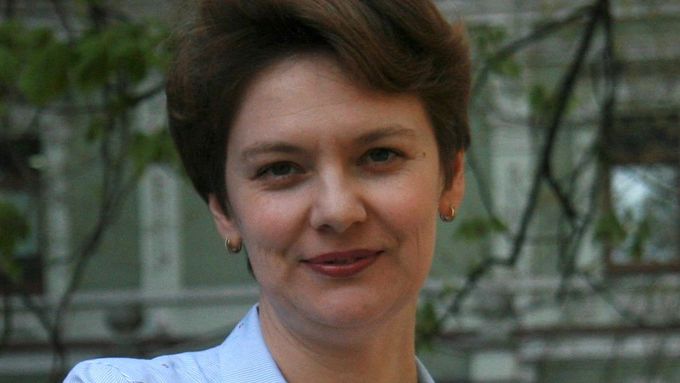 Kateryna Čerepachová, ředitelka ukrajinské pobočky organizace La Strada, která pomáhá obětem sexuálního násilí.