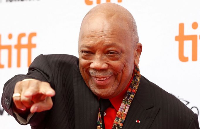 Hudebník Quincy Jones v roce 2018 jako host Toronto International Film Festivalu.