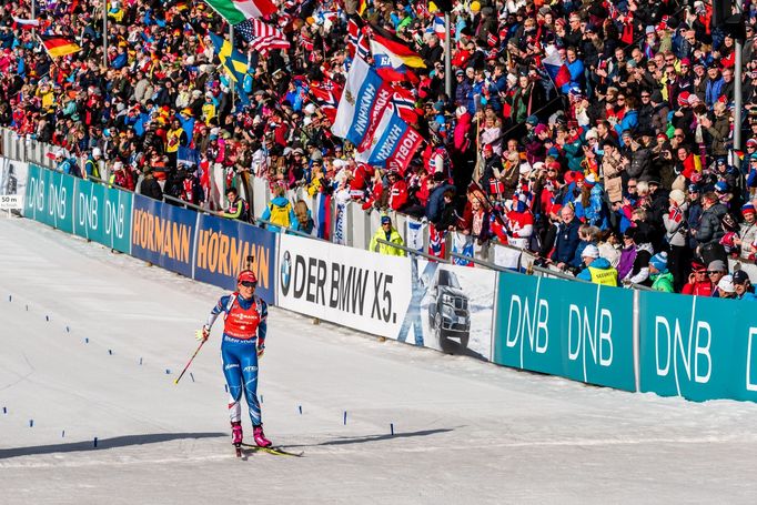 Stíhací závod biatlonistek v Holmenkollenu 2017 (Gabriela Koukalová)