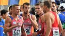 Česká štafeta mužů na 4x100 m na ME v atletice v Berlíně 2018